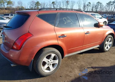 2005 Nissan Murano Sl from USA, damaged, VIN JN8AZ08W95W417791